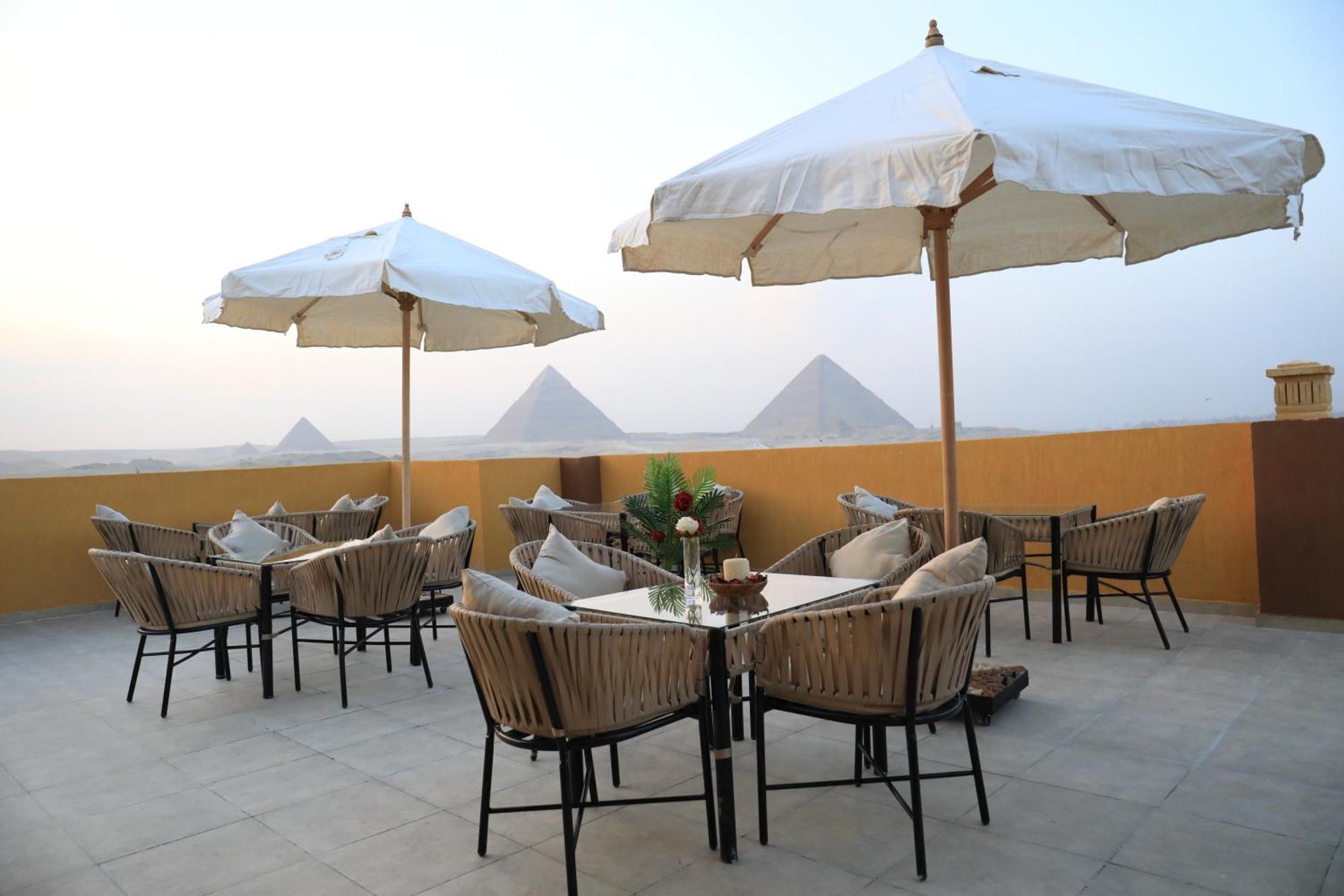 Pyramids Heart Hotel Kafrat al Jabal Exterior foto